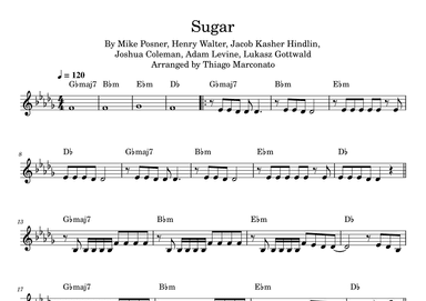 Sugar (arr. Thiago Marconato)