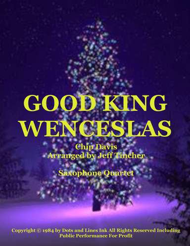 Good King Wenceslas (arr. Jeff Tincher)