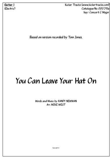 You Can Leave Your Hat On (arr. Michael Storeton-West)