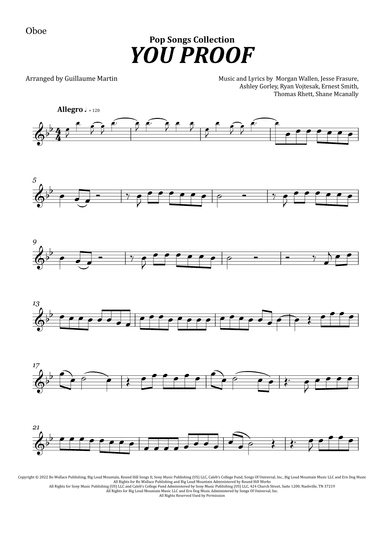 You Proof (arr. Guillaume Martin)