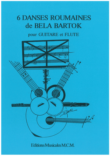 6 Romanian dances for flute and guitar by Bela Bartok (arr. Christian Champeil)