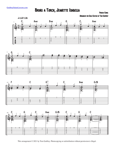 Bring a Torch, Jeanette Isabella (arr. Tom Godfrey)