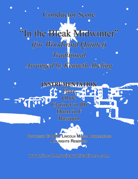 In the Bleak Midwinter (for Woodwind Quintet) (arr. Kenneth Abeling)