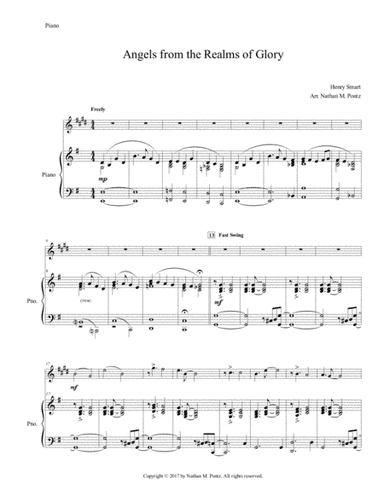 Angels from the Realms of Glory (arr. Nathan M. Pontz)
