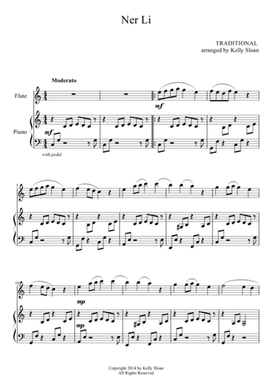 Ner Li (arr. Kelly Sloan)