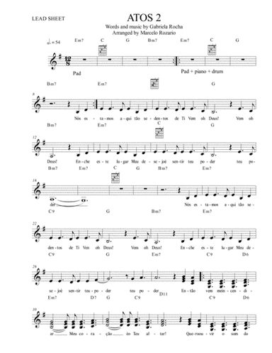 Atos (arr. Marcelo Rozario)