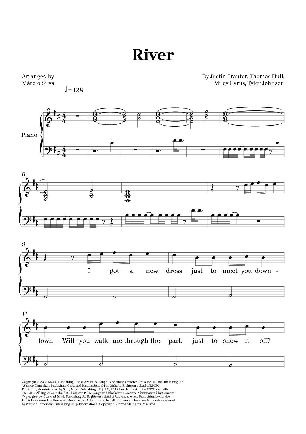 River (arr. Márcio Silva)