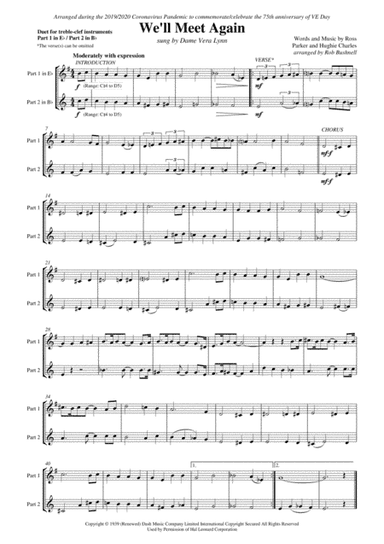 We'll Meet Again (arr. Rob Bushnell)