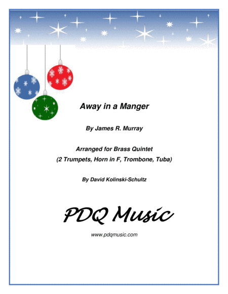 Away in a Manger (arr. David Kolinski-Schultz)