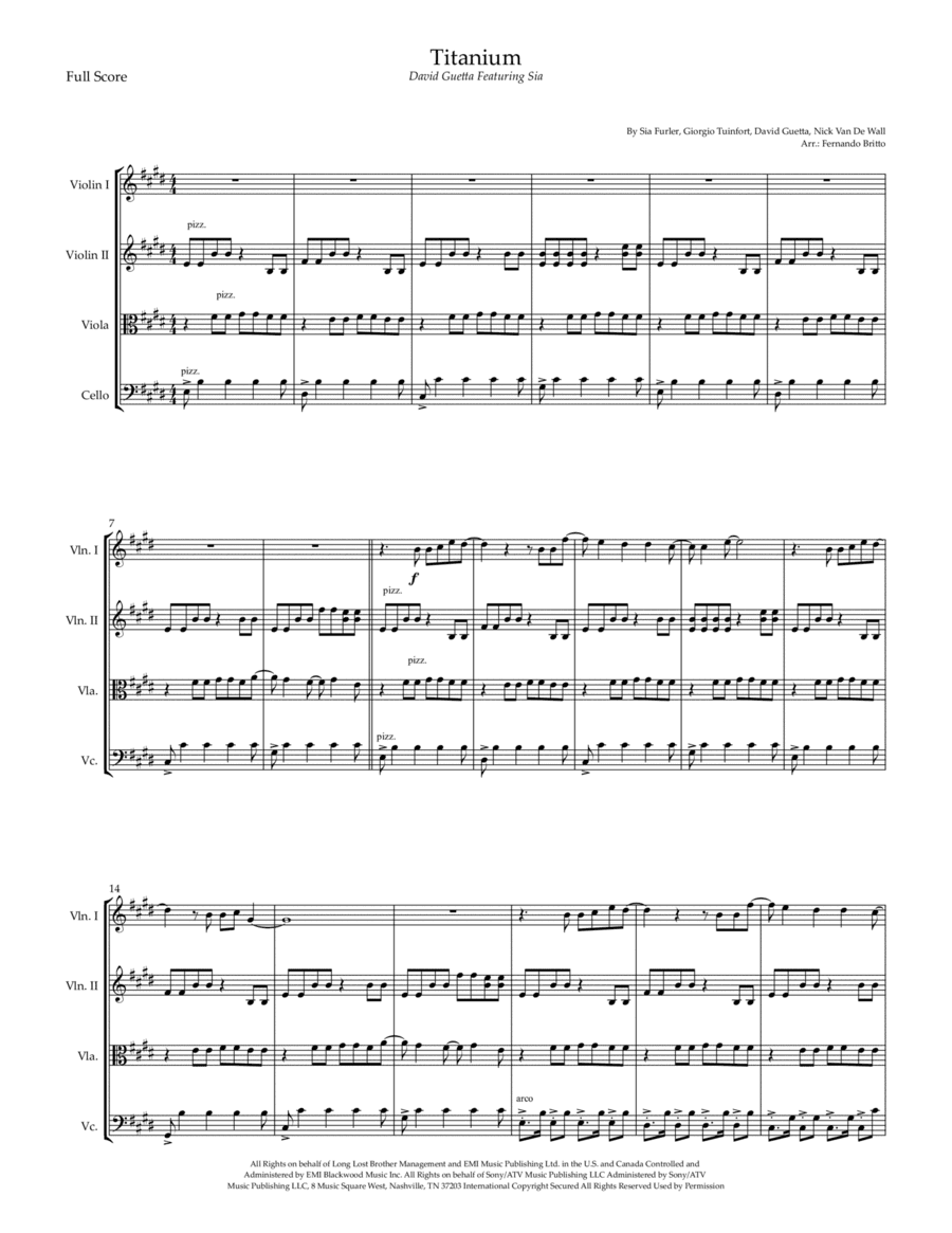 Titanium (arr. Fernando Britto)
