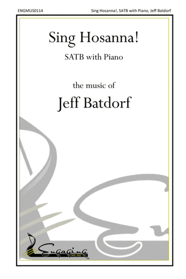 Sing Hosanna! - SATB with Piano