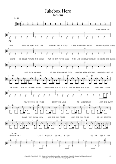 Juke Box Hero (arr. Cyril Mayer)