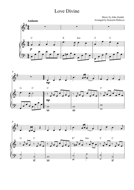 Love Divine (arr. Kaiserin Rebecca)
