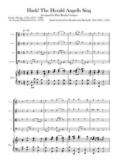 Hark! The Herald Angells Sing (arr. Davi Rocha Campos)