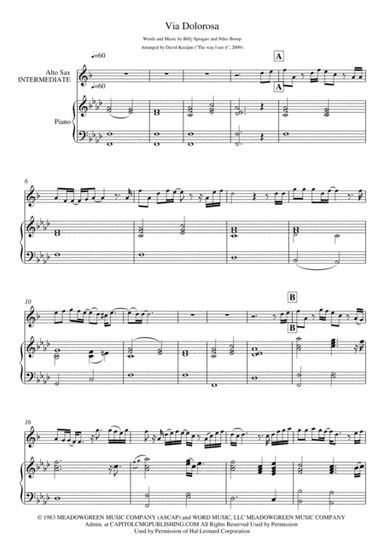 Via Dolorosa (arr. David Kocijan)