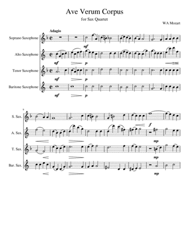 Ave Verum Corpus (arr. Andrea Rivera-Luna)