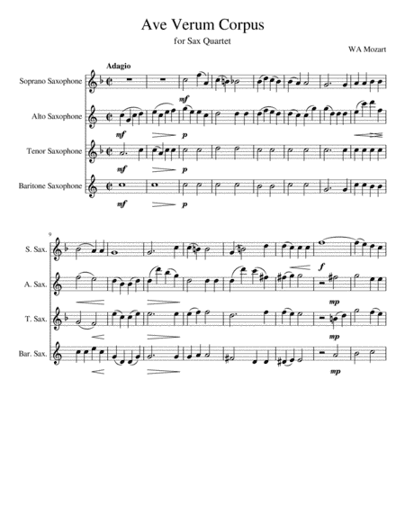 Ave Verum Corpus (arr. Andrea Rivera-Luna)