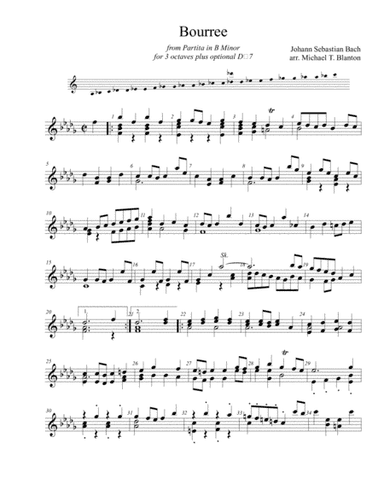 Bourree (arr. Michael T. Blanton)