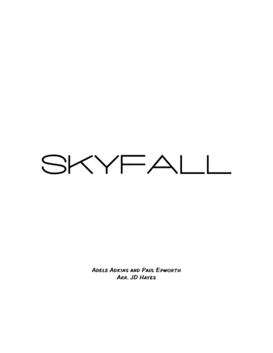 Skyfall (arr. JD Hayes)