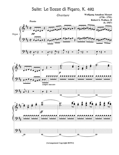 Suite--Le Nozze di Figaro, K. 492 (arr. Robert S. Wallace, II)