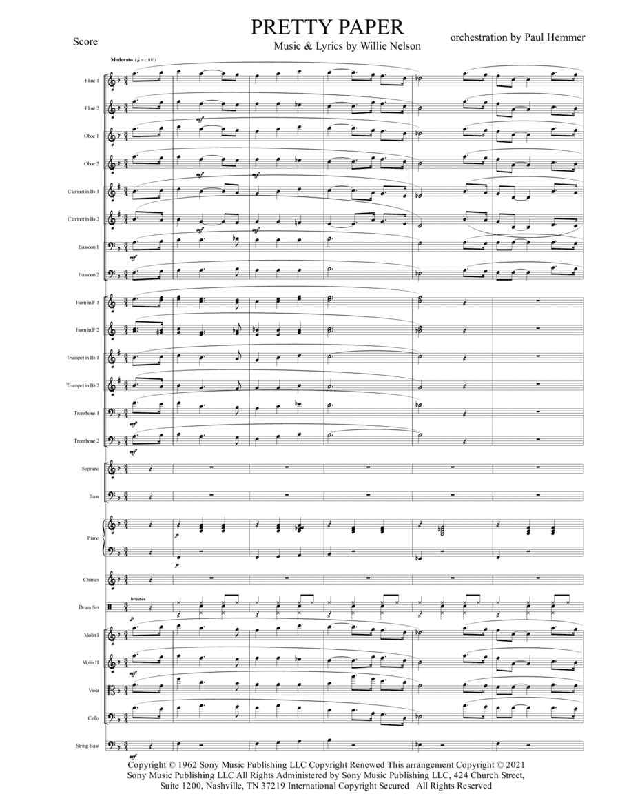 Pretty Paper (arr. Paul Hemmer)