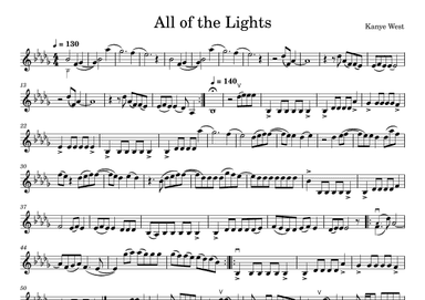 All Of The Lights (arr. Julia Mills)