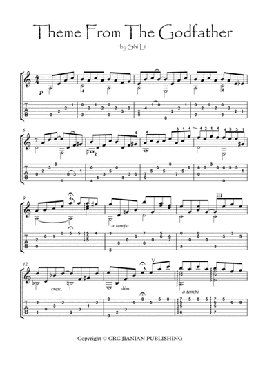 The Godfather (main Theme) (arr. PianoSheetNow)