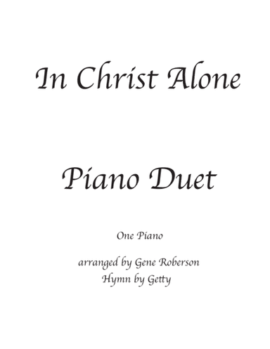 In Christ Alone (arr. Gene Roberson)