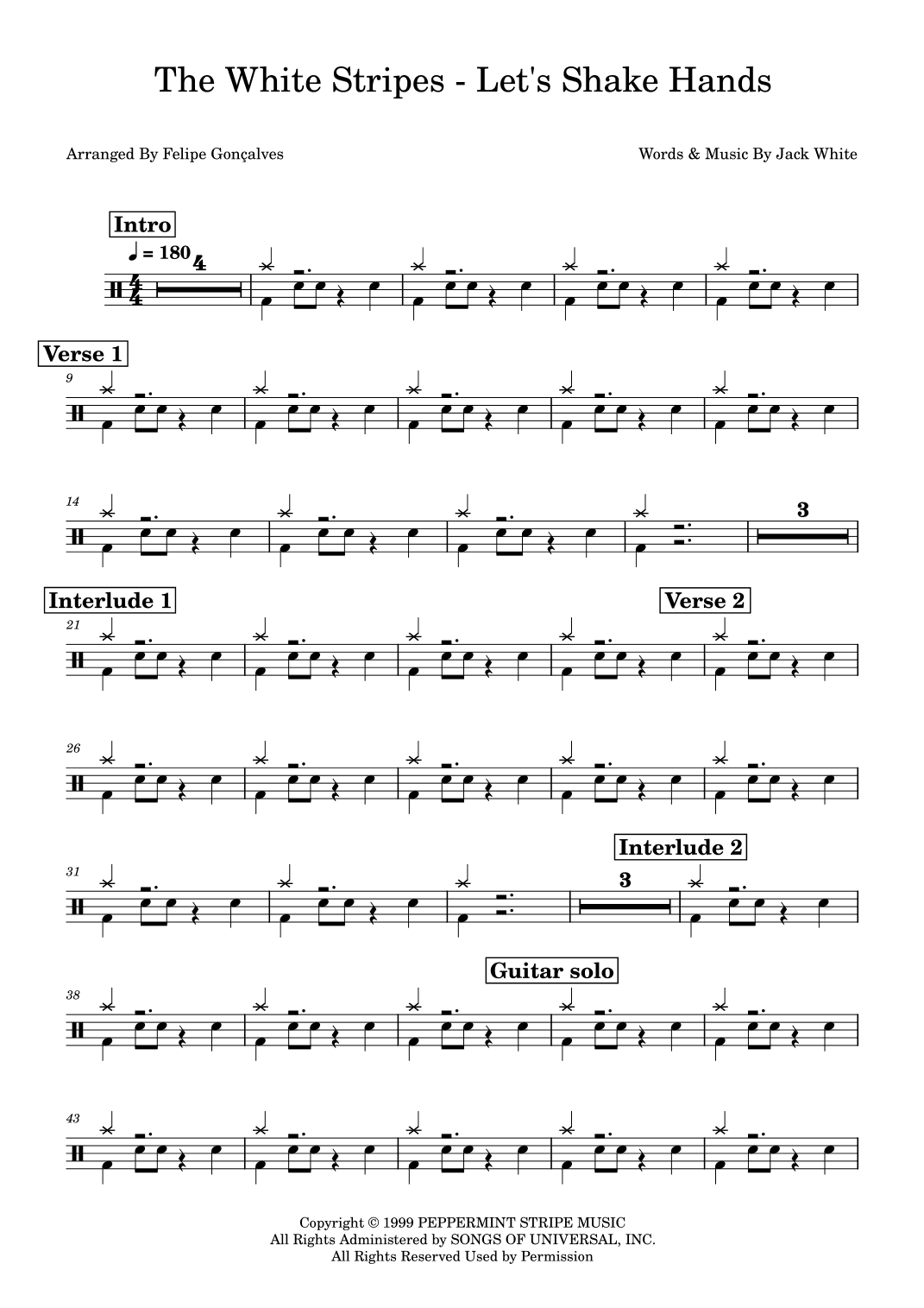 Let's Shake Hands (arr. Felipe Gonçalves)