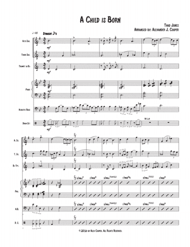 A Child Is Born (arr. Alexander J. Cooper)