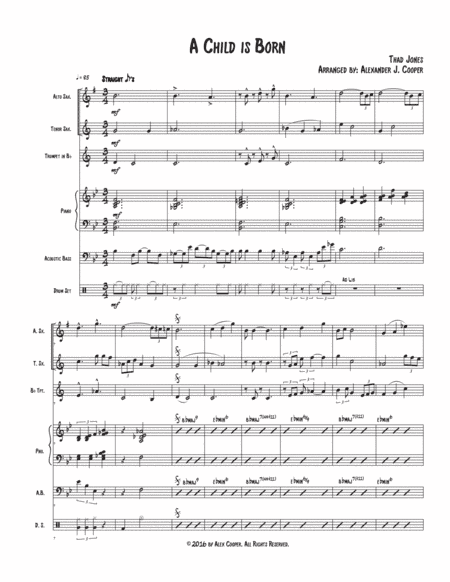 A Child Is Born (arr. Alexander J. Cooper)