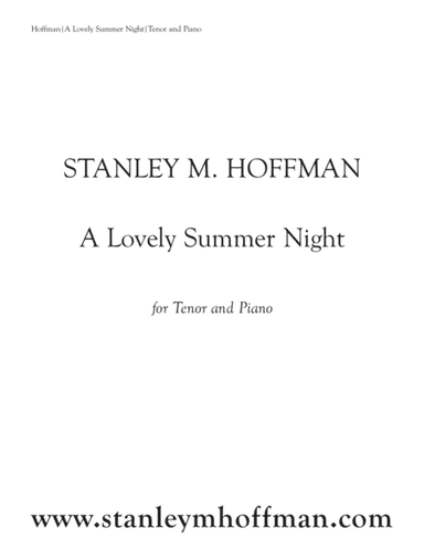 A Lovely Summer Night