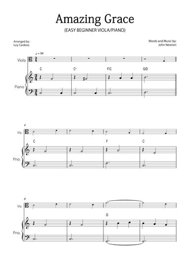 Amazing Grace (arr. Iury Cardoso)