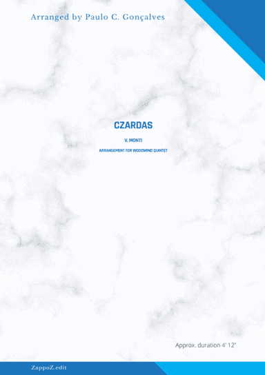 CZARDAS - V. MONTI (arr. Paulo C. Gonçalves)