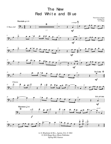 The New Red, White and Blue (arr. E. E. Biggs)