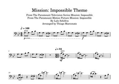 Mission: Impossible Theme (arr. Thiago Marconato)
