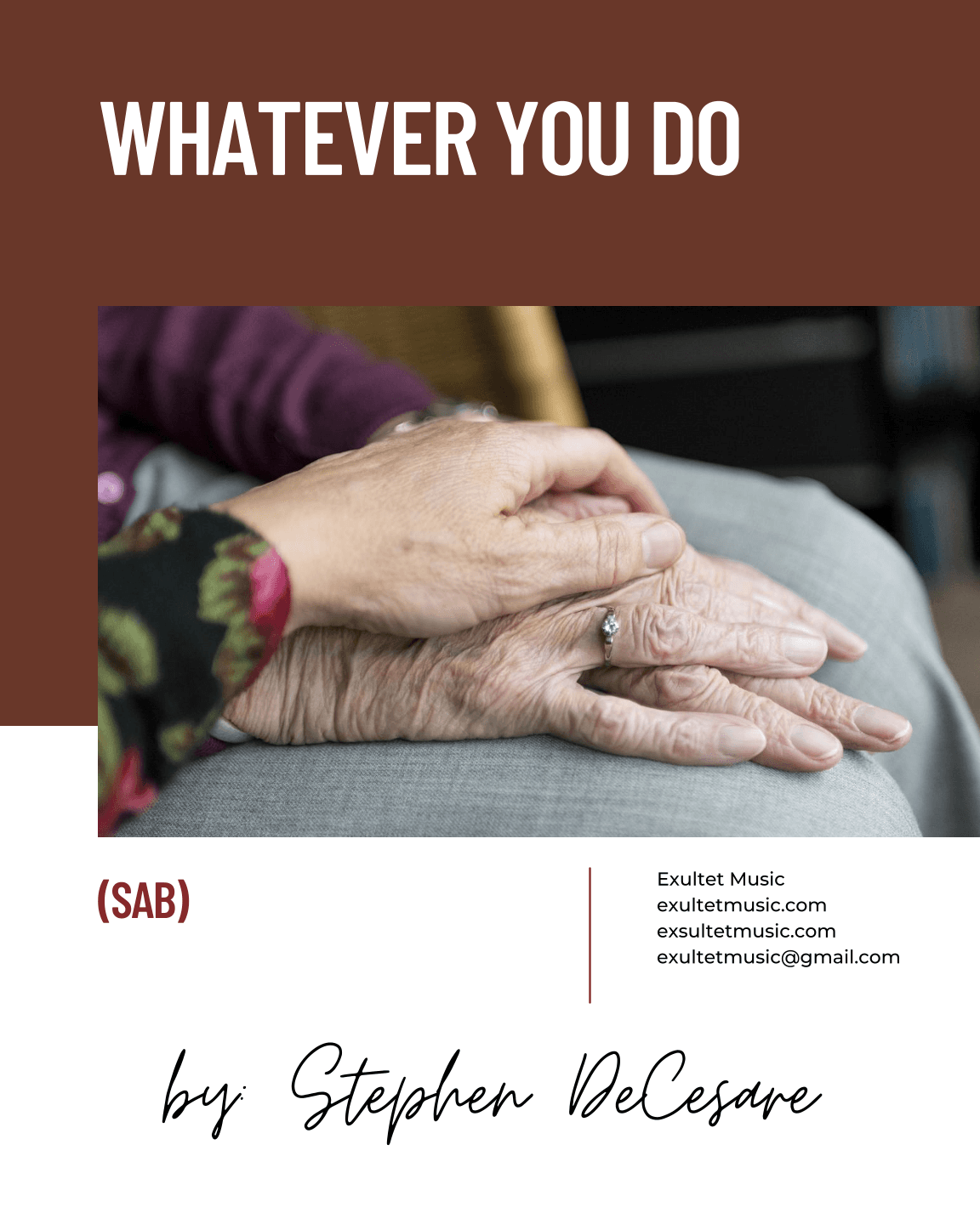 Whatever You Do (SAB)