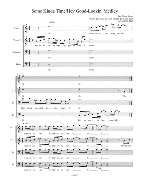 Some Kinda Time (arr. Aaron Zart)