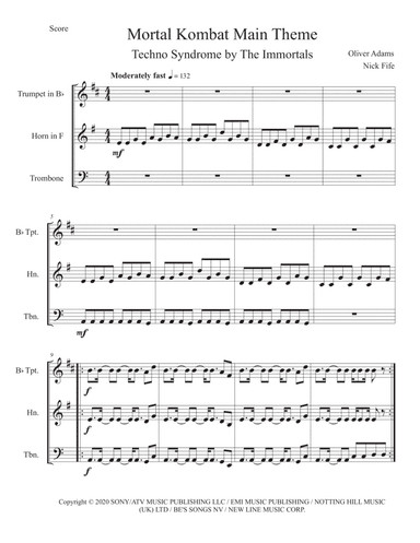 Mortal Kombat (arr. Nick Fife)