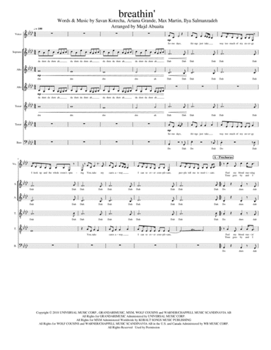 Breathin (arr. Majd Abuaita)