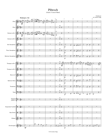 Pibroch (Grade 2 Concert Band) (arr. Jordan Grigg)