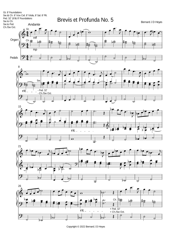 Brevis et Profunda No. 5