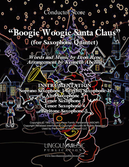 Boogie Woogie Santa Claus (arr. Kenneth Abeling)