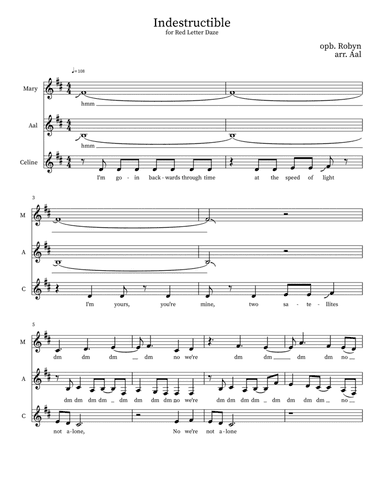Indestructible (arr. Aaliyah Bancod)