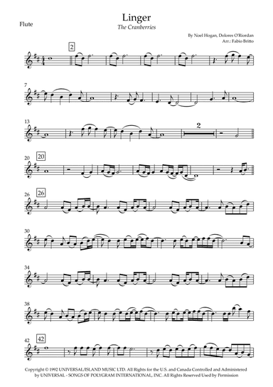 Linger (arr. Fabio Britto)