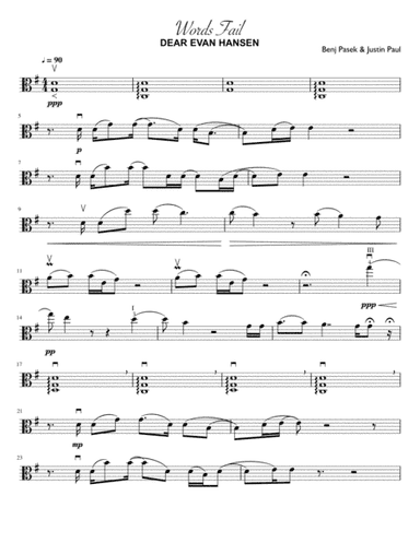 Words Fail (arr. Catie Bellone)