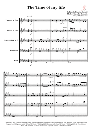 (i've Had) The Time Of My Life (arr. BlechMax)