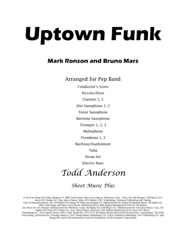 Uptown Funk (arr. Todd Anderson)