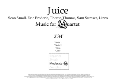 Juice (arr. Music4Quartet)
