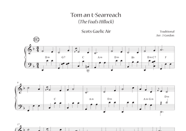 Tom an t-Searreach  (The Foal's Hillock) (arr. Julia Gordon)
